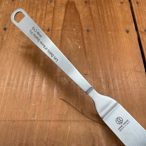 Andre Verdier 8cm Micro Spatula - Silver - Gourmet Gear