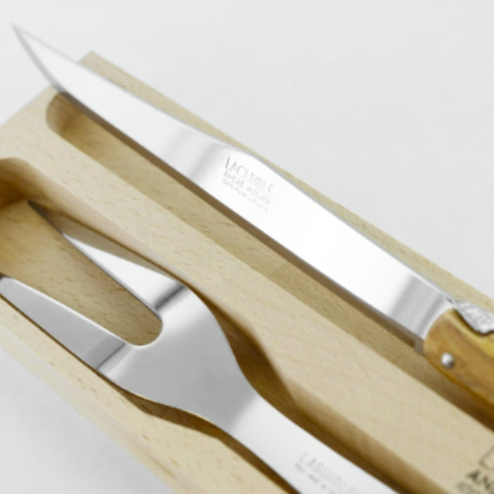 Andre Verdier Carving Set, Set of 2 - Olive Wood - Gourmet Gear