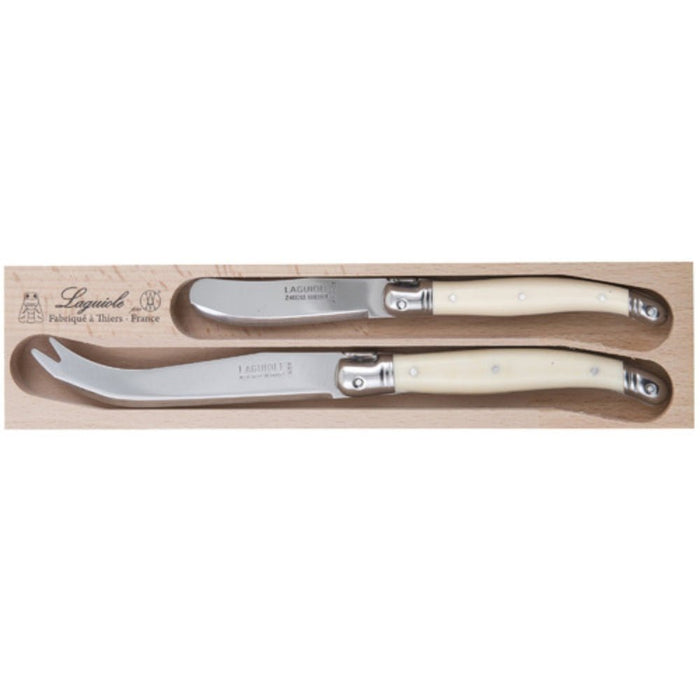 Andre Verdier Cheese & Butter Knife Set, Set of 2 - 3 Colours - Gourmet Gear