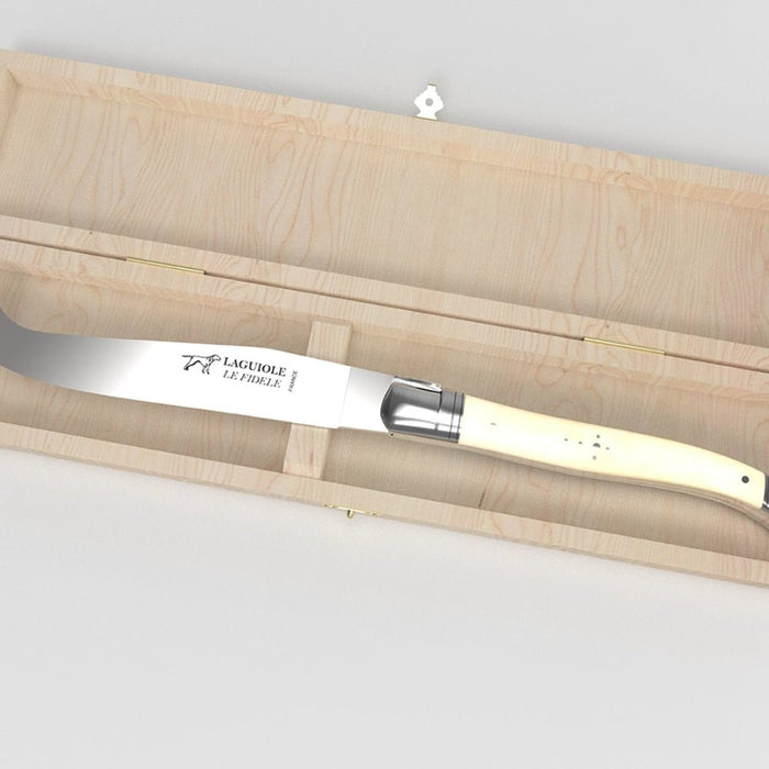 Andre Verdier Cheese Knife in Wooden Box - Ivory - Gourmet Gear