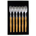 Andre Verdier Forks, Set of 6 - Olive Wood - Gourmet Gear