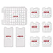 Araven Airtight Containers Drain Trays - Various sizes - Gourmet Gear