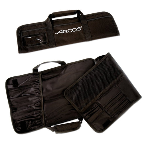 Arcos Black Knife Bag - 4 Piece - Gourmet Gear