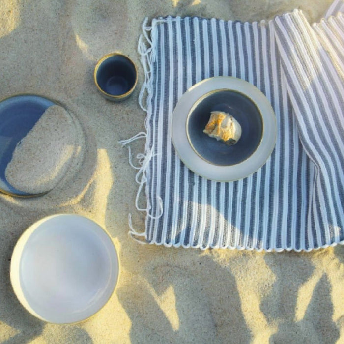 ASA Saisons Bread Plate - Denim - Gourmet Gear