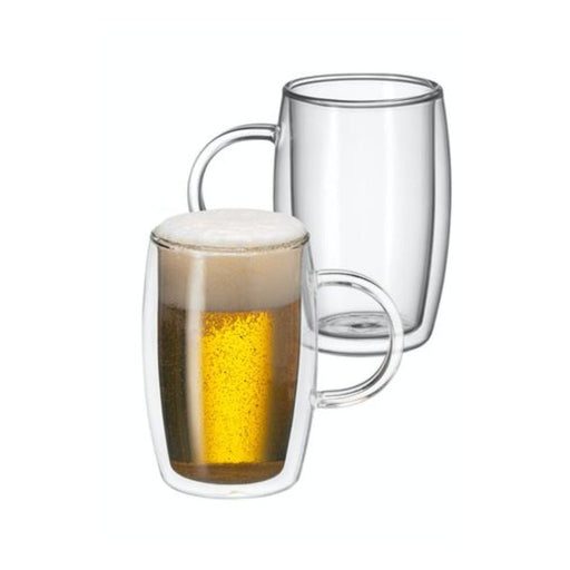 Avanti Brau Twin Wall Mug 2 Piece Set, 400ml - Gourmet Gear