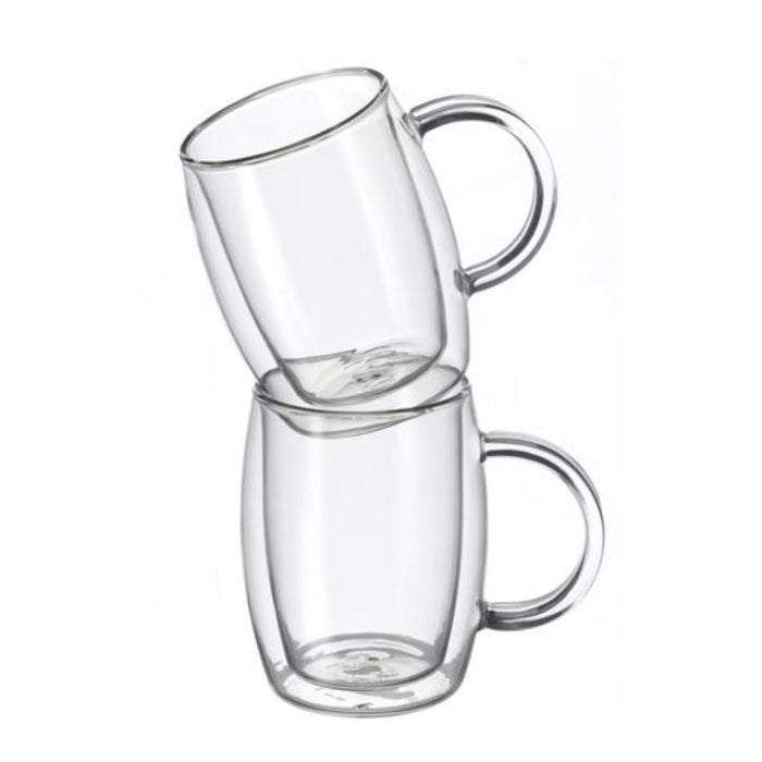 Avanti Brau Twin Wall Mug 2 Piece Set, 400ml - Gourmet Gear