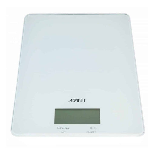 Avanti Digital Kitchen Scale 5kg - White - Gourmet Gear