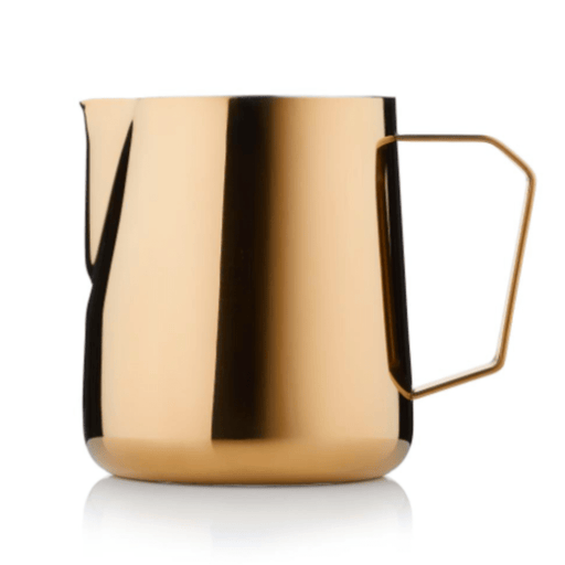 Barista & Co 400ml Pro Pitcher - Rose Brass & Pearl Black - Gourmet Gear