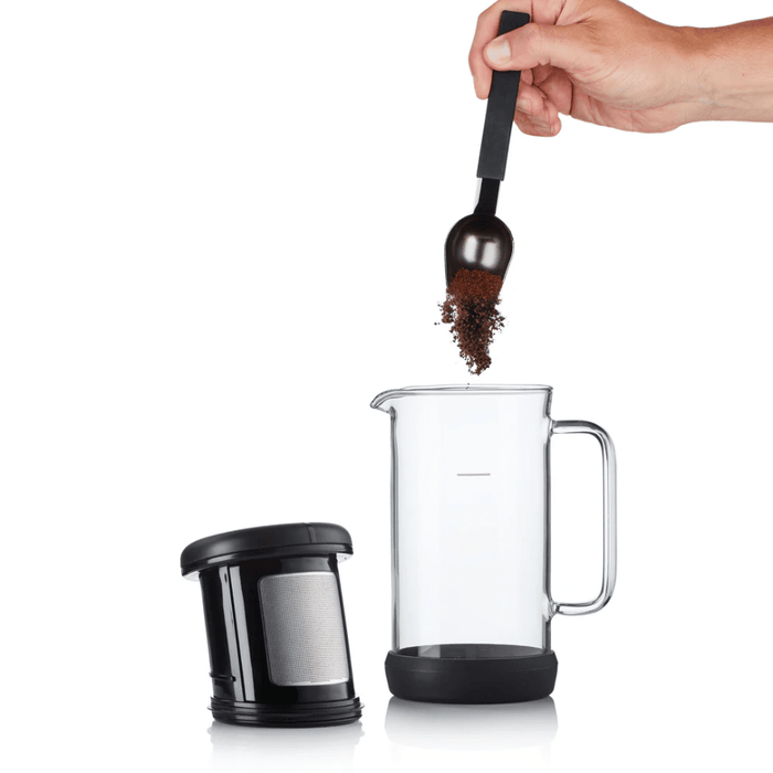 Barista & Co OneBrew Coffee & Tea Infuser - Black - Gourmet Gear