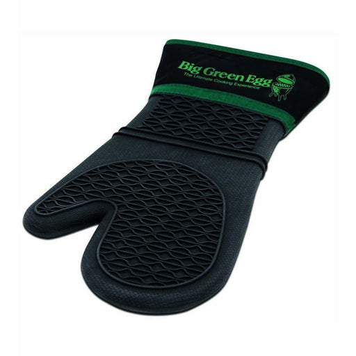 Big Green Egg Heat - Resistant Silicone BBQ Mitt with Fabric Cuff - Gourmet Gear