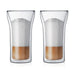 Bodum Assam Double Wall Glass Large 0.4L (2pc Set) - Gourmet Gear