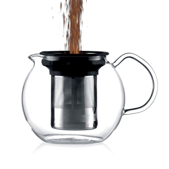 Bodum Assam Tea Press S/S Filter 1.5L - Chrome - Gourmet Gear