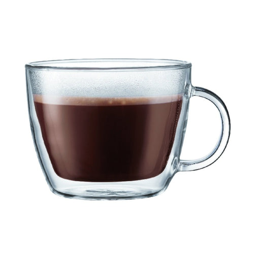 Bodum Bistro Double Wall Cafe Latte Mug 0.45L - 2pc Set - Gourmet Gear