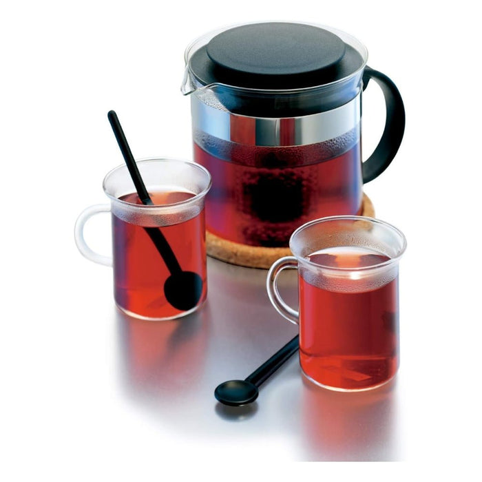Bodum Bistro Nouveau Tea Pot 1 litre - Black - Gourmet Gear