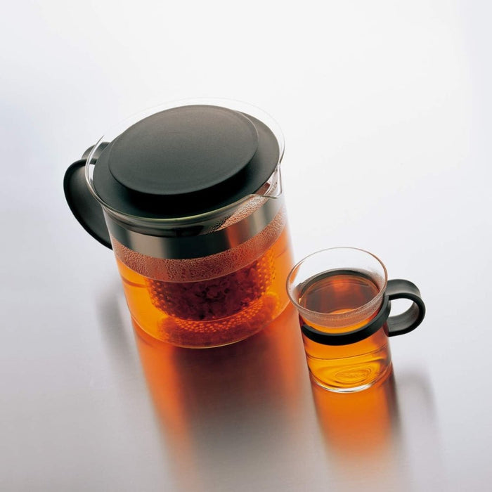 Bodum Bistro Nouveau Tea Pot 1 litre - Black - Gourmet Gear