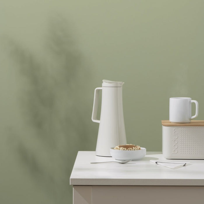 Bodum Bistro Thermo Jug 1.1 litre - White - Gourmet Gear