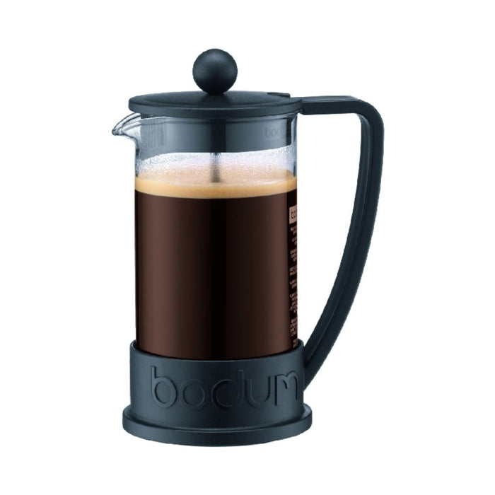 Bodum Brazil French Press Coffee Maker 3 Cup, 0.35L - Black - Gourmet Gear