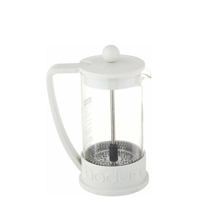 Bodum Brazil French Press Coffee Maker 3 Cup, 0.35L - White - Gourmet Gear
