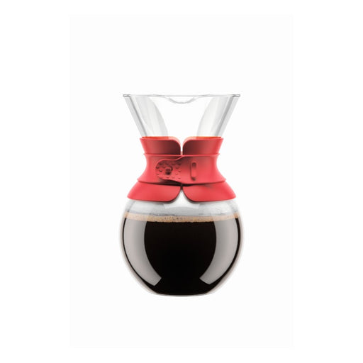 Bodum Pour Over Coffee Maker 1 litre - Red - Gourmet Gear