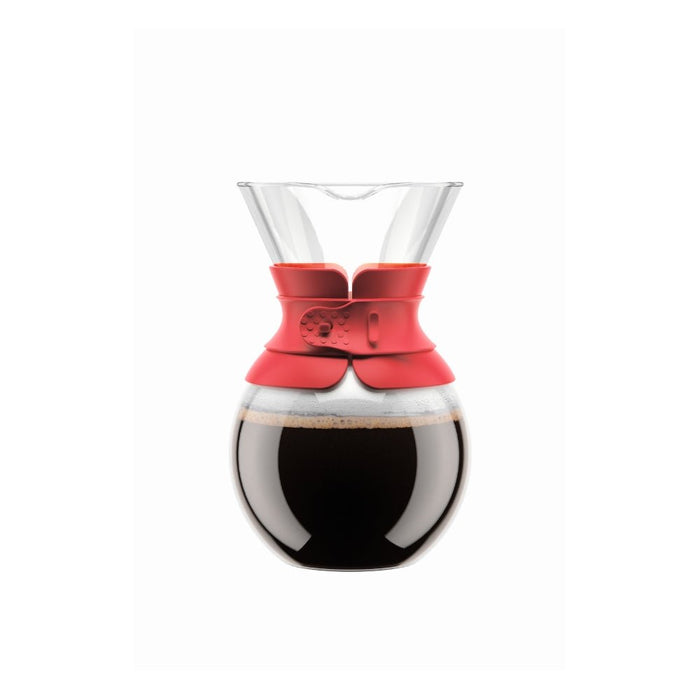 Bodum Pour Over Coffee Maker 1 litre - Red - Gourmet Gear