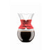 Bodum Pour Over Coffee Maker 1 litre - Red - Gourmet Gear