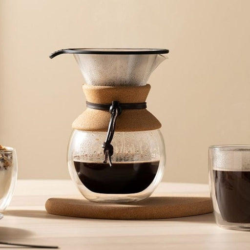 Bodum Pour Over Coffee Maker 1.5 litre - Cork - Gourmet Gear