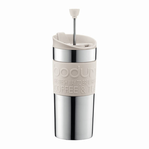 Bodum Travel Press Coffee Maker 350ml - White - Gourmet Gear
