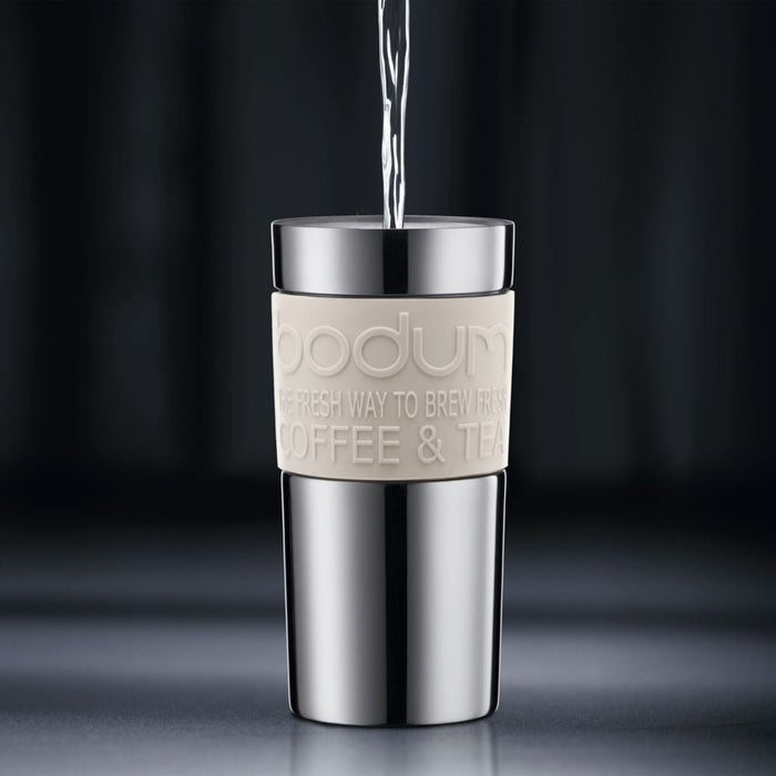 Bodum Travel Press Coffee Maker 350ml - White - Gourmet Gear