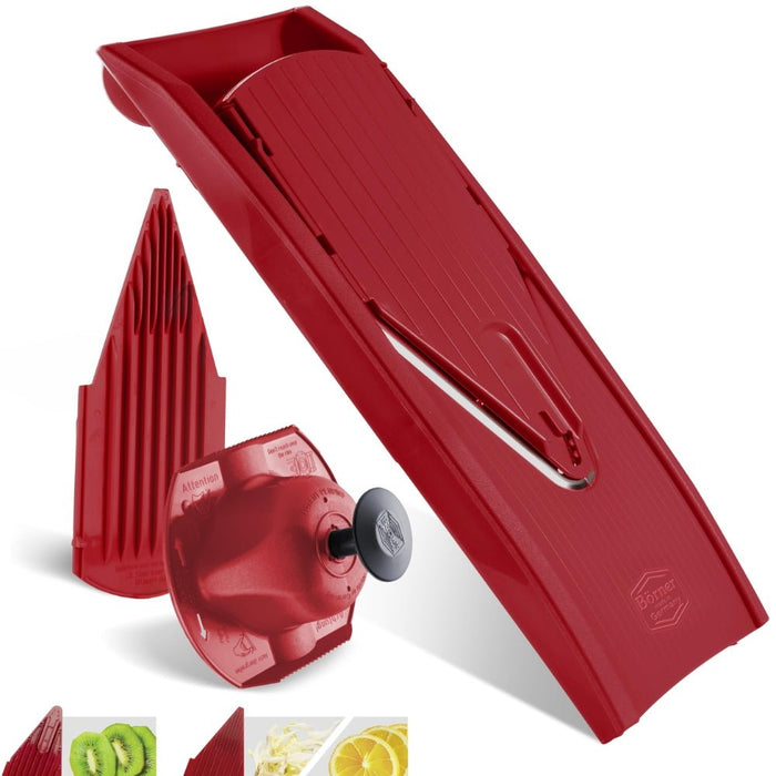 Boerner Slicer V1 ClassicLine Basic Set - Red - Gourmet Gear