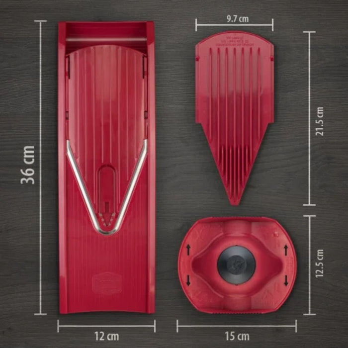 Boerner Slicer V1 ClassicLine Basic Set - Red - Gourmet Gear