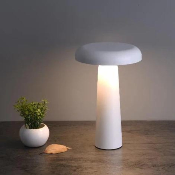 Boletus 4 Watt LED Portable Black or White Rechargeable Table Lamp