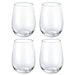 Borgonova Ducale Stemless 490ml Glass, 4 - Pack - Gourmet Gear