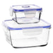 Borgonovo Superblock Square 2 - Piece Food Storage Set - Gourmet Gear