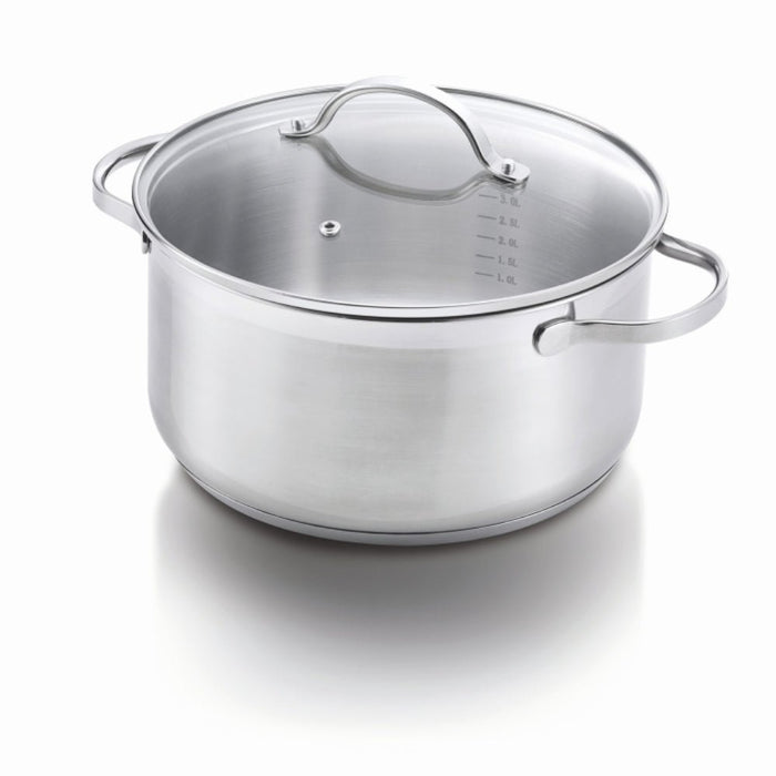 Brabantia Amsterdam Casserole 24cm with glass lid - Gourmet Gear