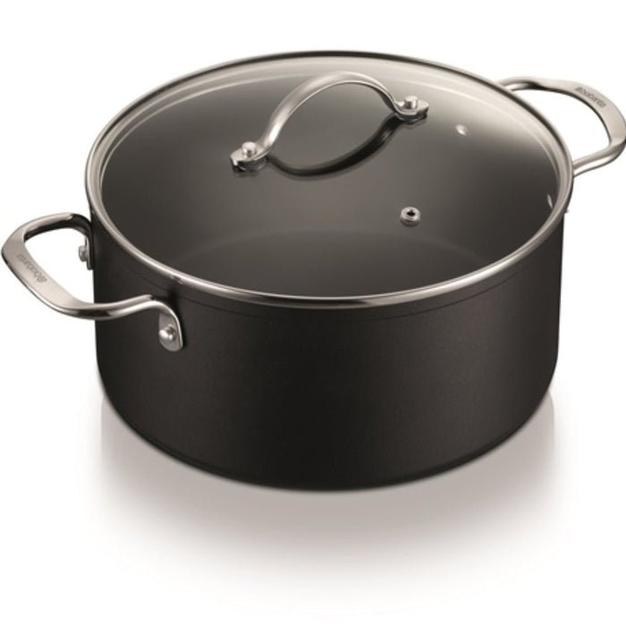 Brabantia Chrome 20cm Casserole with lid - Gourmet Gear