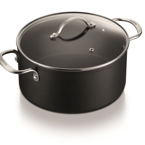 Brabantia Chrome 24cm Casserole with lid - Gourmet Gear