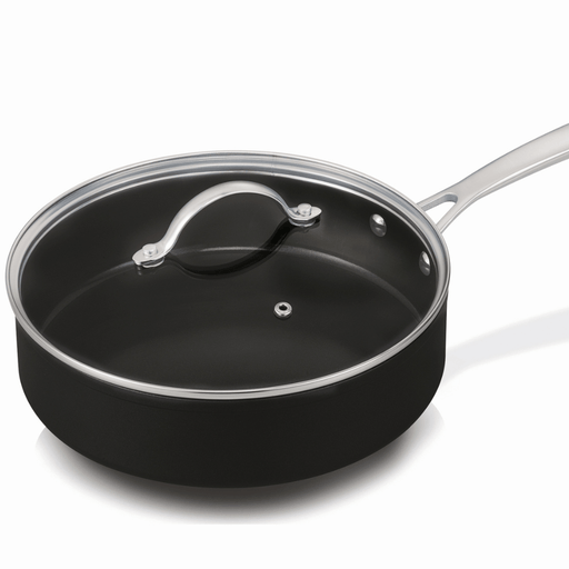 Brabantia Chrome Ceramic 24cm Sauté Pan - Gourmet Gear