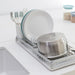 Brabantia Compact Dish Drying Rack - Light Grey - Gourmet Gear