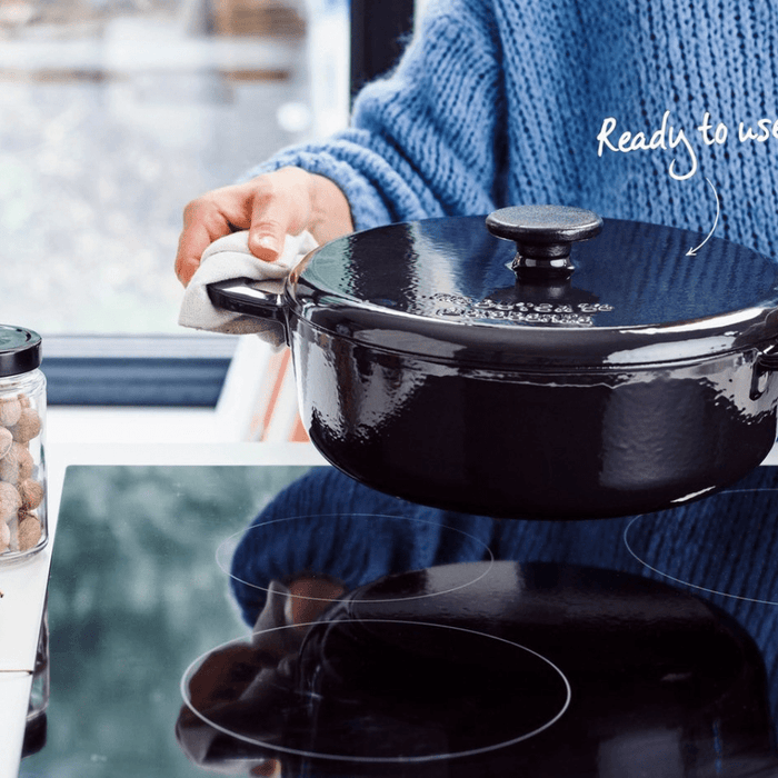 Brabantia Dutch Oven 28cm, 4.5L - Black - Gourmet Gear