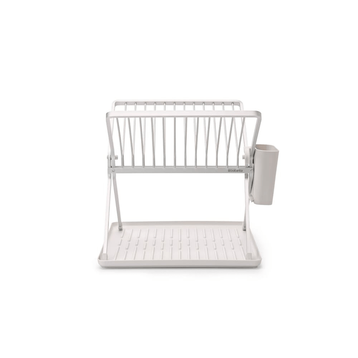 Brabantia Foldable Dish Rack - Light Grey - Gourmet Gear
