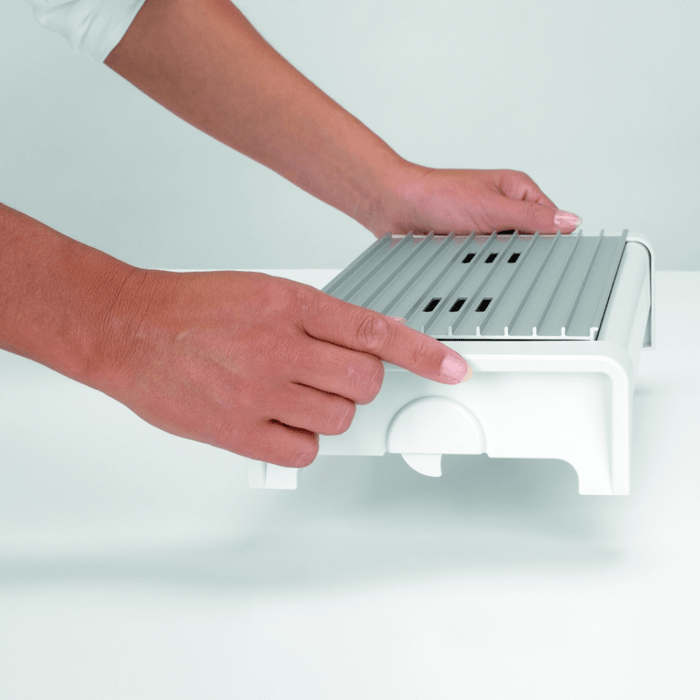 Brabantia Food Warmer, 2 Burner – White/Grey - Gourmet Gear