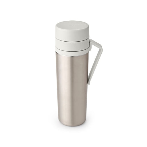 Brabantia Make & Take Insulated Flask, 500ml - Light Grey - Gourmet Gear