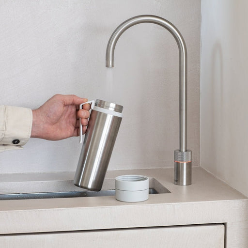 Brabantia Make & Take Insulated Flask, 500ml - Light Grey - Gourmet Gear