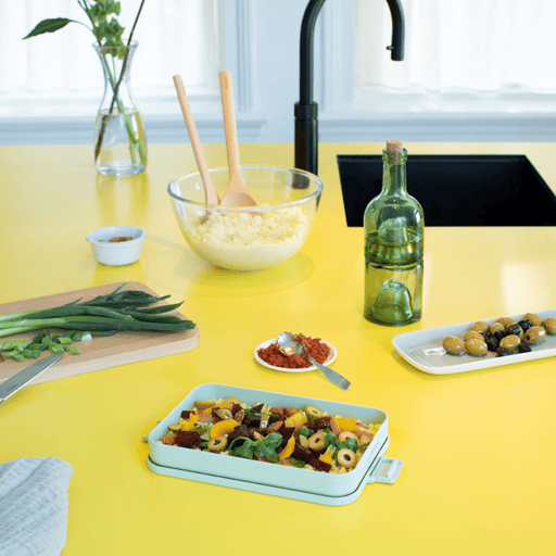 Brabantia Make & Take Lunch Box - Flat, Jade Green - Gourmet Gear