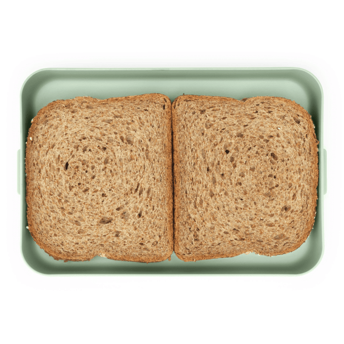Brabantia Make & Take Lunch Box - Flat, Jade Green - Gourmet Gear
