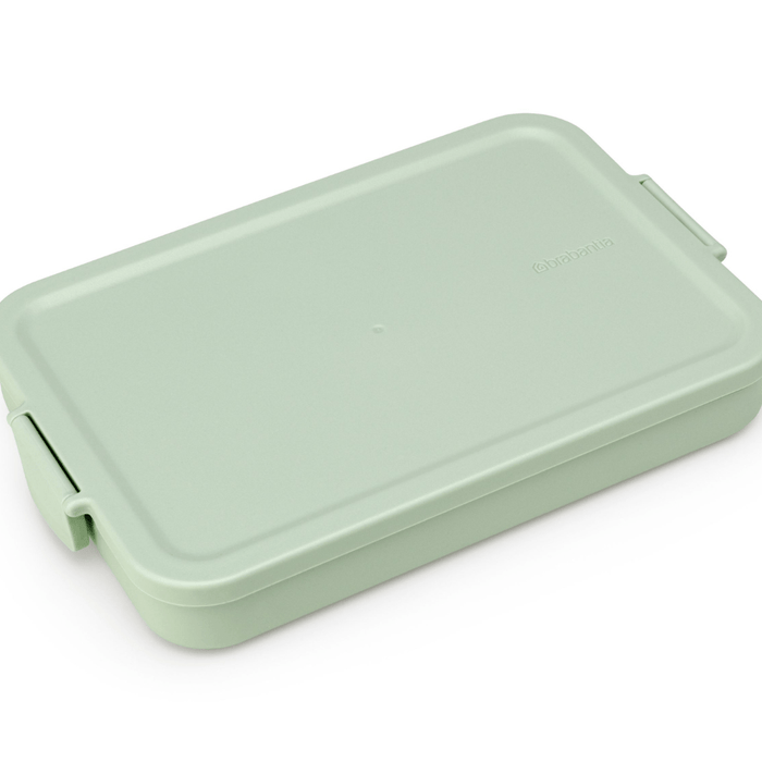 Brabantia Make & Take Lunch Box - Flat, Jade Green - Gourmet Gear