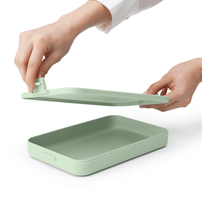 Brabantia Make & Take Lunch Box - Flat, Jade Green - Gourmet Gear