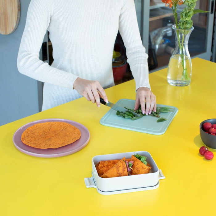 Brabantia Make & Take Lunch Box, Medium - Light Grey - Gourmet Gear