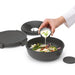 Brabantia Make & Take Salad Bowl, 1.3 litre - Dark Grey - Gourmet Gear