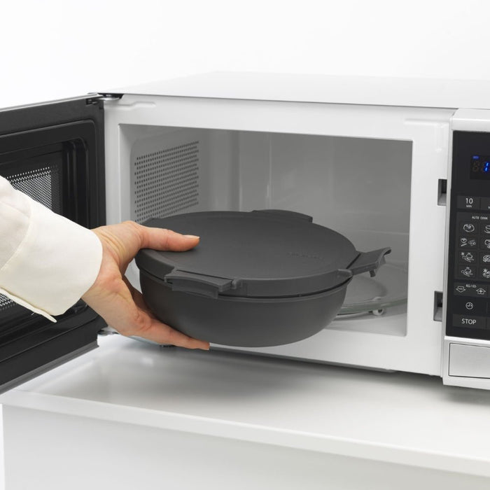 Brabantia Make & Take Salad Bowl, 1.3 litre - Dark Grey - Gourmet Gear